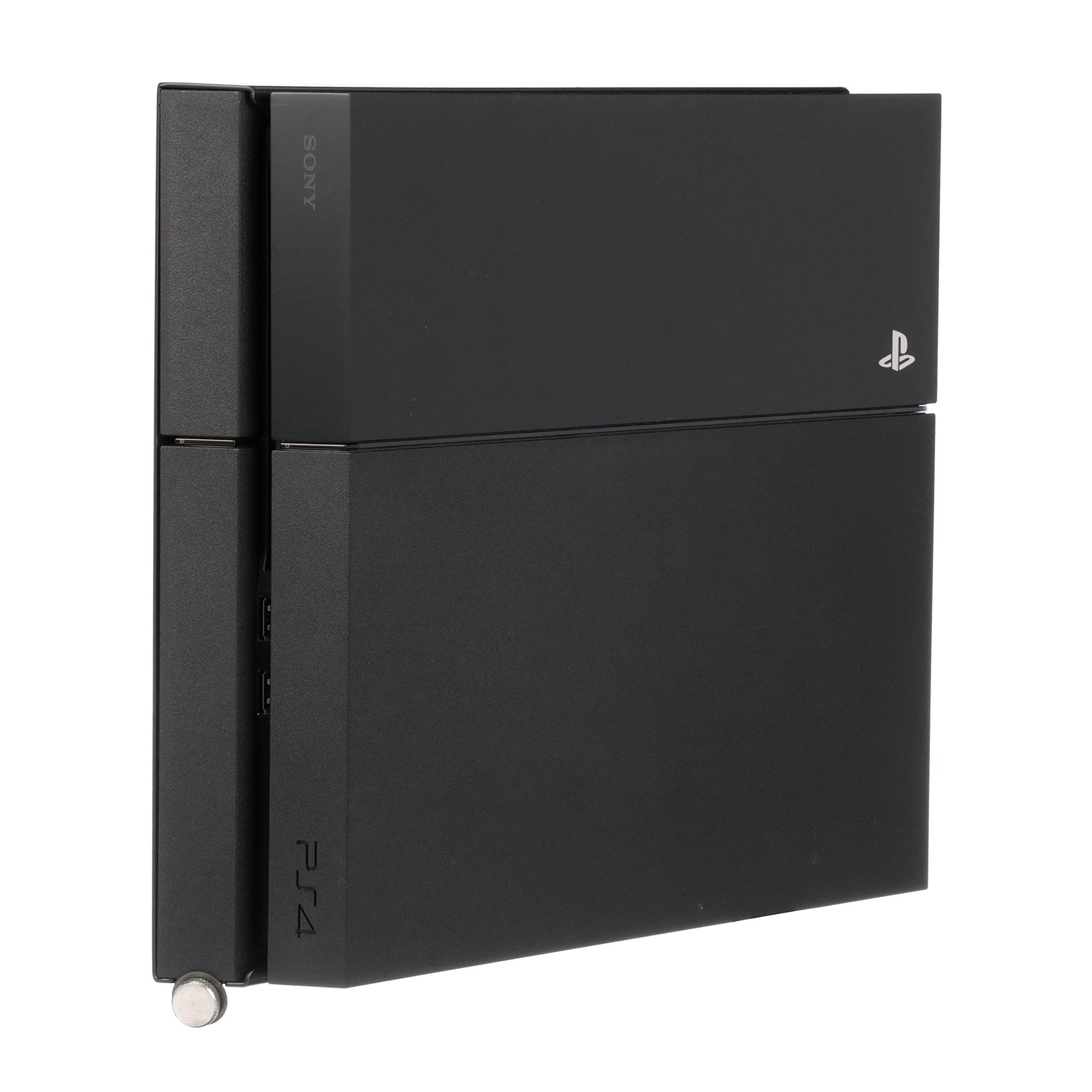 HumanCentric PS4 Fat Wall Mount - Metal, Black, Model 101-2012-B, Compatible with Original Classic PS4
