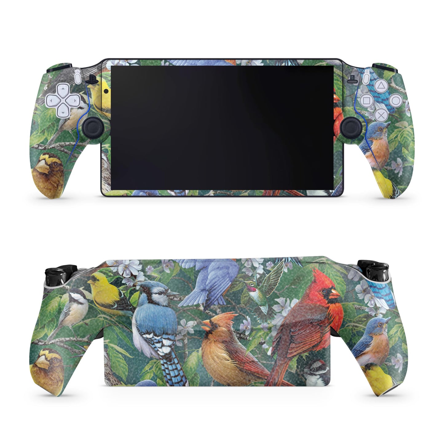 Glossy Glitter Gaming Skin Compatible with PS5 Portal Remote Player - Backyard Gathering - fine 3M Vinyl Protective Wrap Decal Cover - Easy to Apply | Crafted in The USA by MightySkins