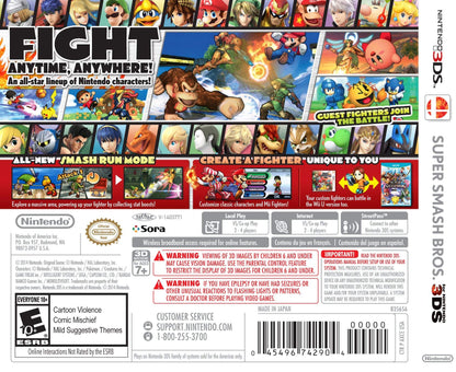 Nintendo Super Smash Bros. - 3DS Game (Renewed) - Model CTRPAXCE-cr