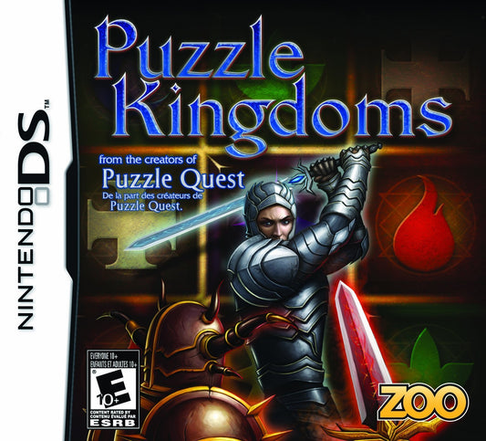 Zoo Games Puzzle Kingdoms for Nintendo DS - Model 10207, Engaging Puzzle Adventure Game
