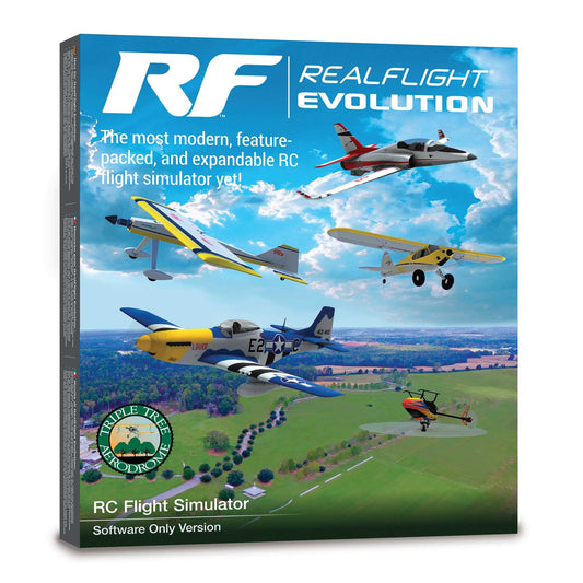 RealFlight Evolution RC Flight Simulator Software RFL2001 - Compatible with VR Headsets & Online Multiplayer Options