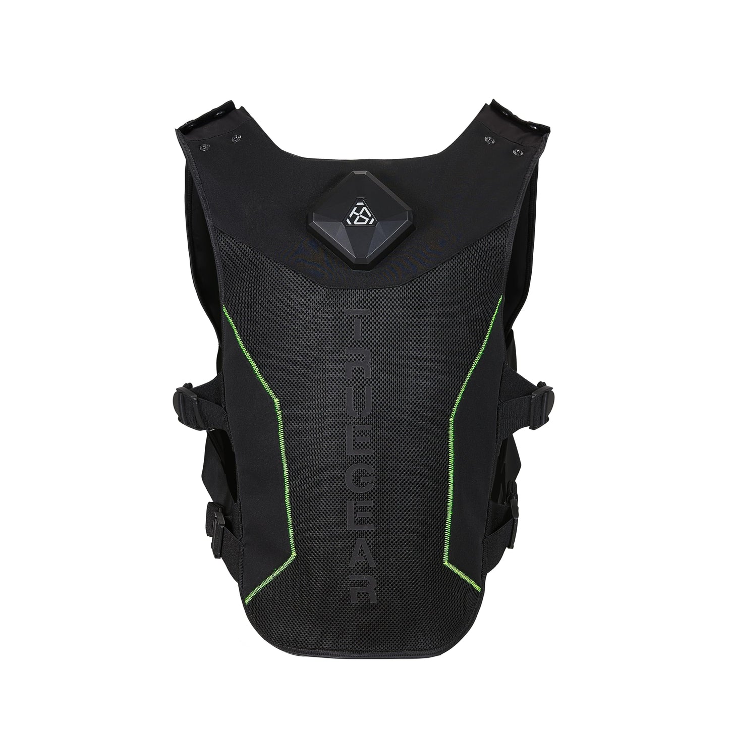 TrueGear Haptic Suit ME01 - Black/Green, Immersive Haptic Feedback Wearable Technology