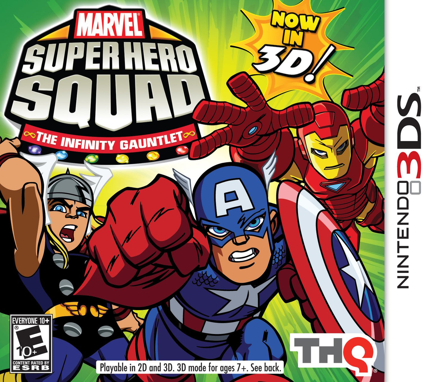 Nintendo Marvel Super Hero Squad 3D Game - Infinity Gauntlet - One Size - One Color - Model 33060