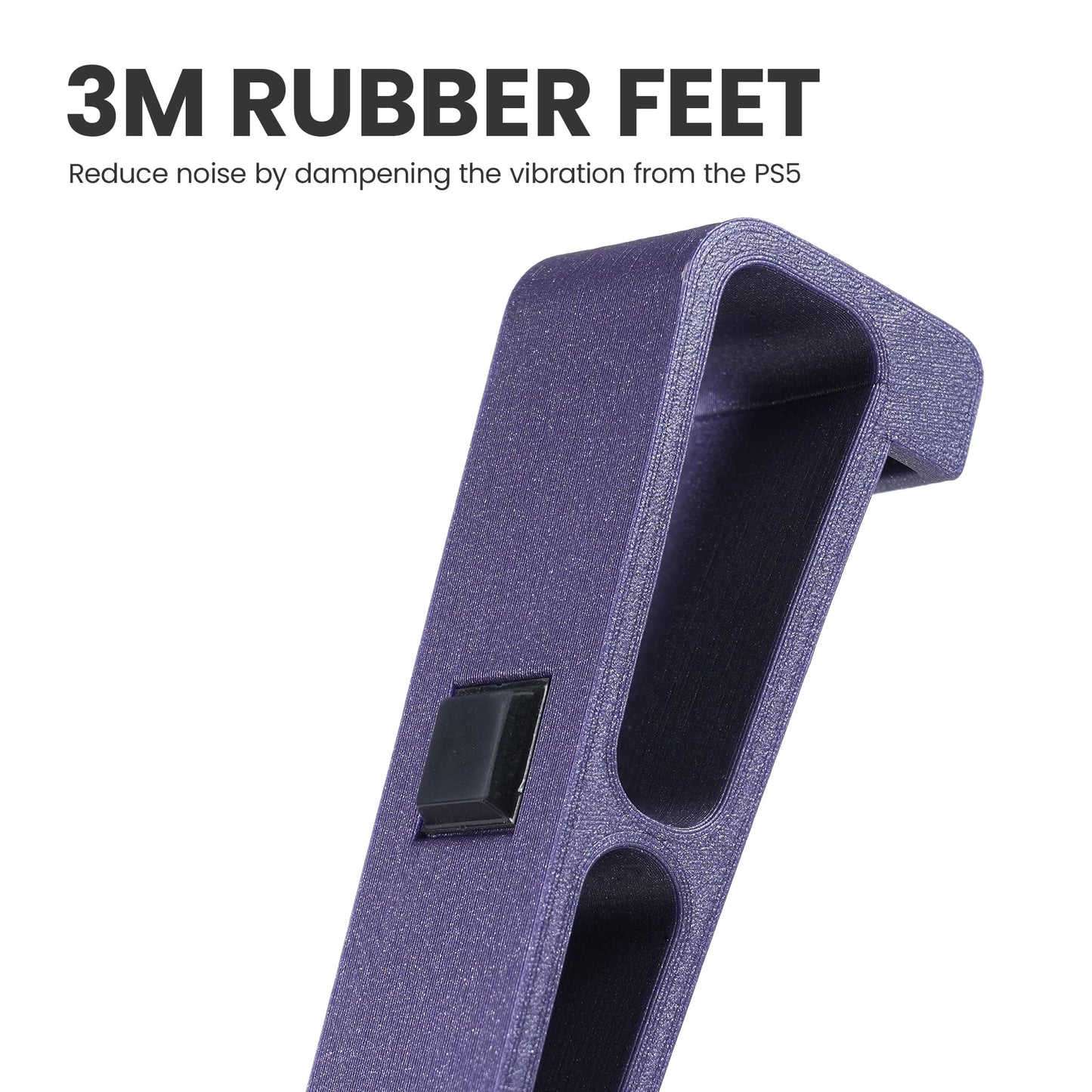 Glistco Skates - Horizontal Stand for PS5 Disc Edition - Galaxy Purple