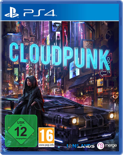 Merge Games Cloudpunk for PS4 - Adventure Game, Model 5060264374311