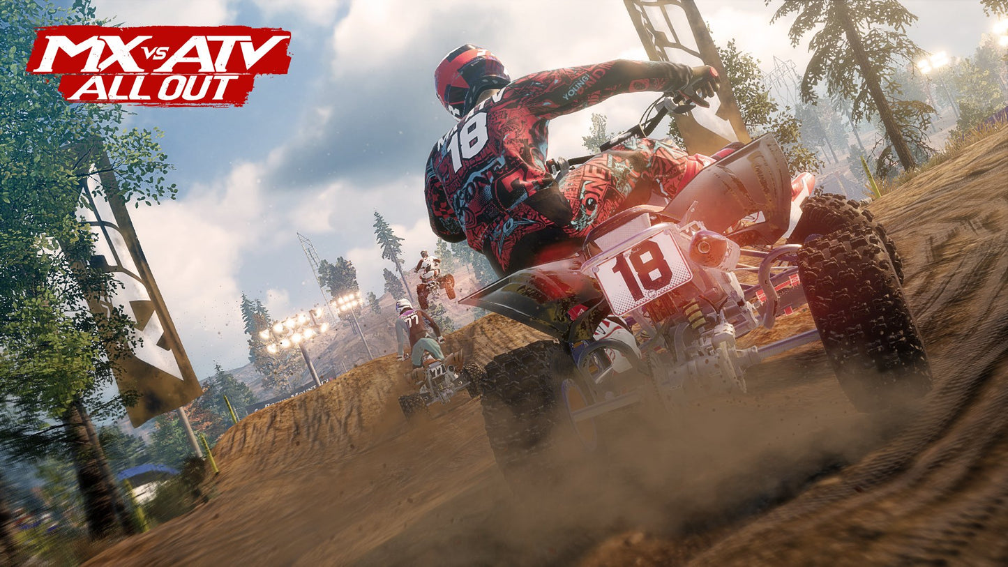 THQ Nordic MX vs ATV All Out - PlayStation 4 Game, Model 21250, Off-Road Racing Action