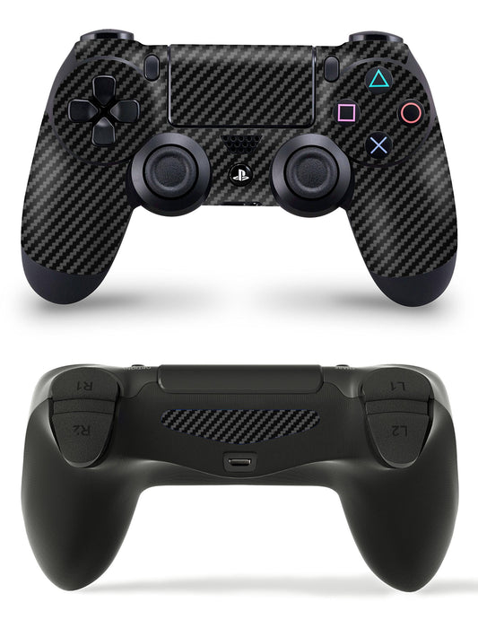 giZmoZ n gadgetZ Carbon Black PS4 Controller Skin - Full Wrap Vinyl Sticker