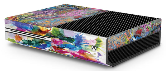 giZmoZ n gadgetZ Xbox Graffiti Console Skin Decal + 2 Controller Skins, Compatible with Xbox One & Kinect, GRAFFITI Design