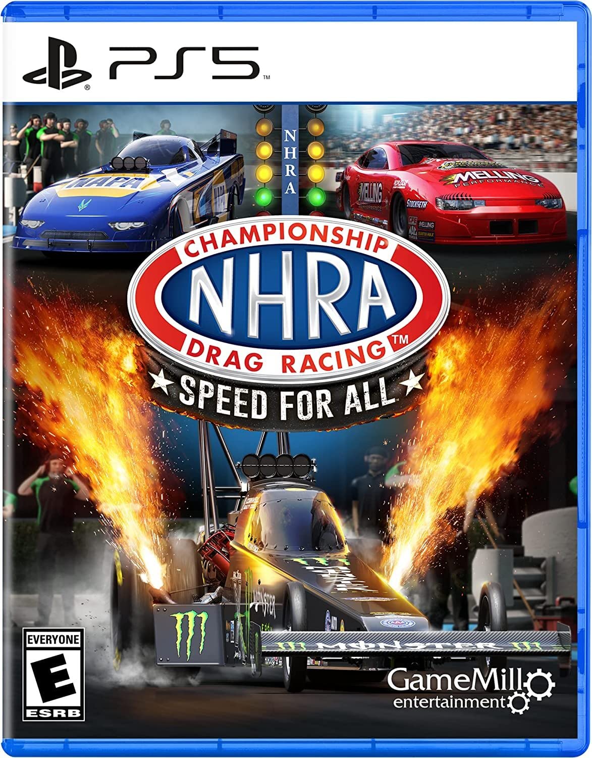 Game Mill NHRA: Speed for All - PlayStation 5 Racing Game, Model GMML100891PS5