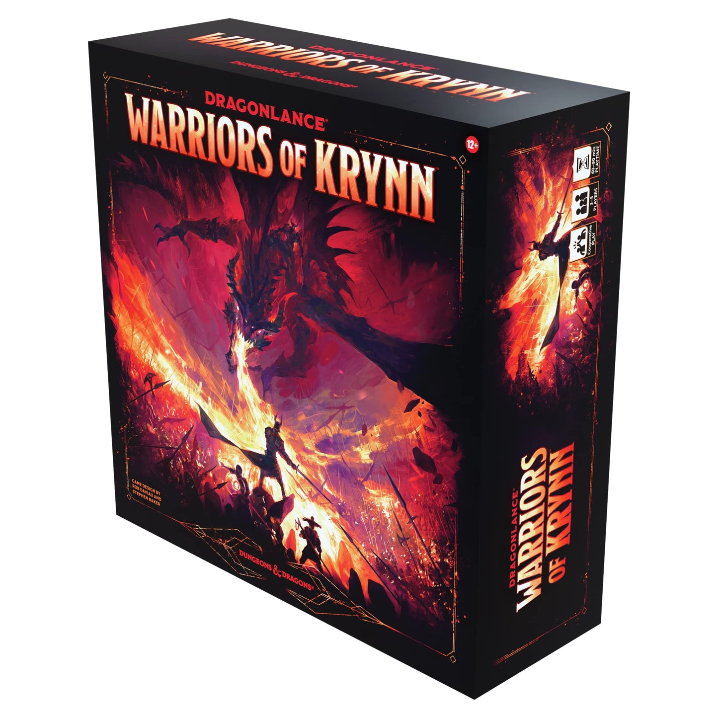 Dungeons & Dragons Dragonlance: Warriors of Krynn  Cooperative Board Game for 3-5 Players