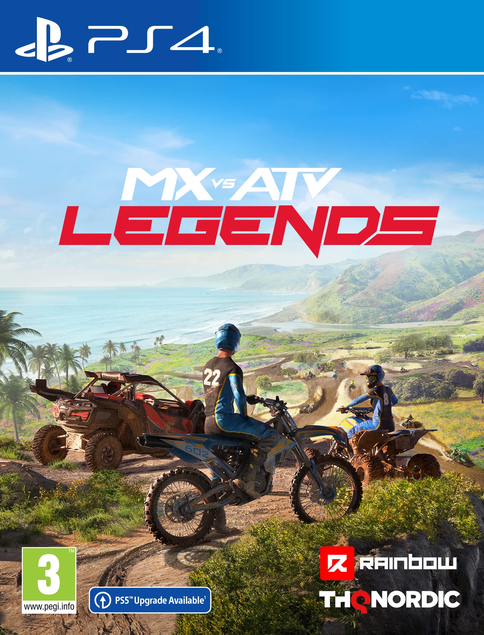 THQ Nordic MX VS ATV Legends - PS4 Multilingual Game, Model 201920, Black