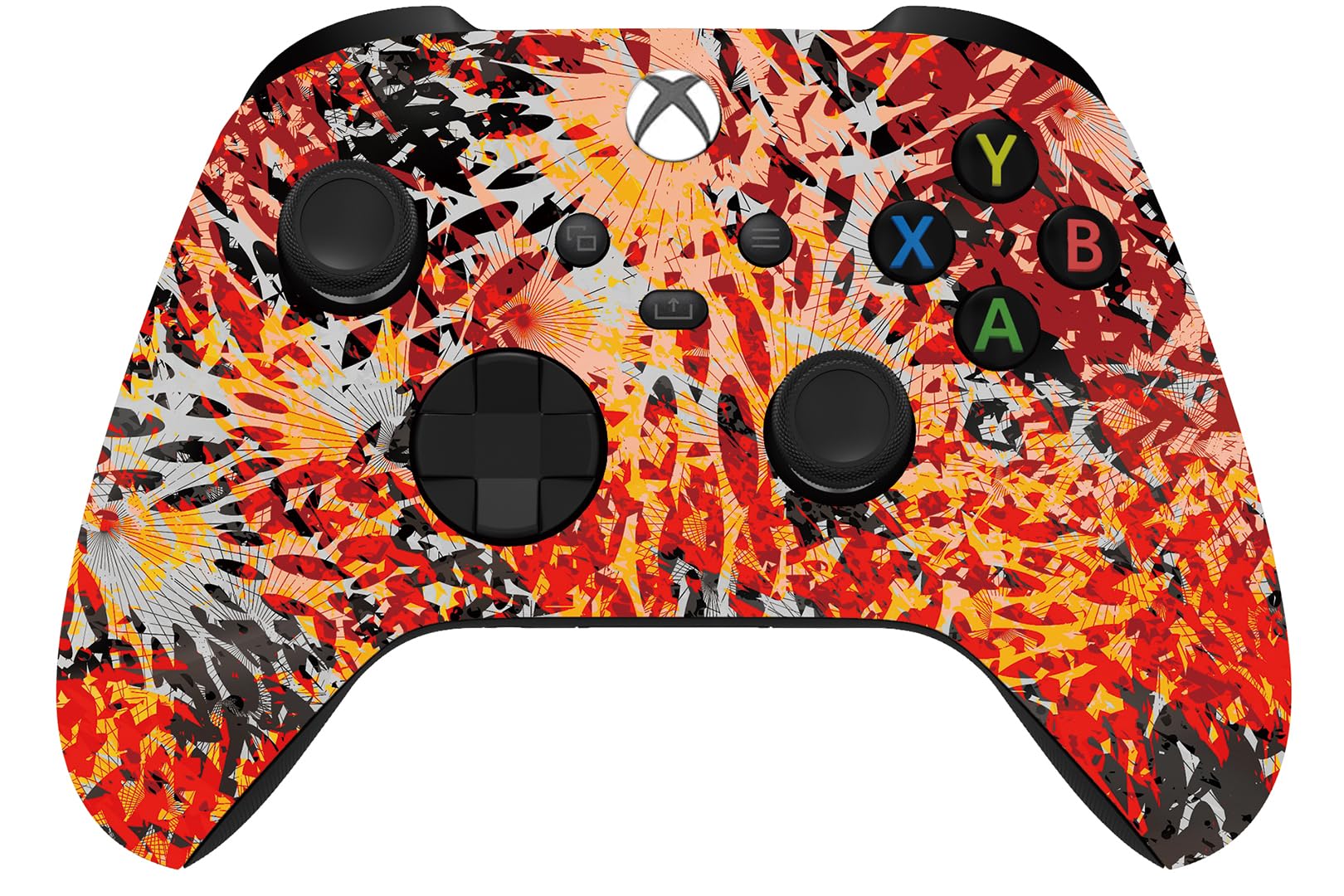 Custom Controllerzz Wireless Controller for Xbox Series X/S & One - Soft Touch Feel, X/S Solar Flare
