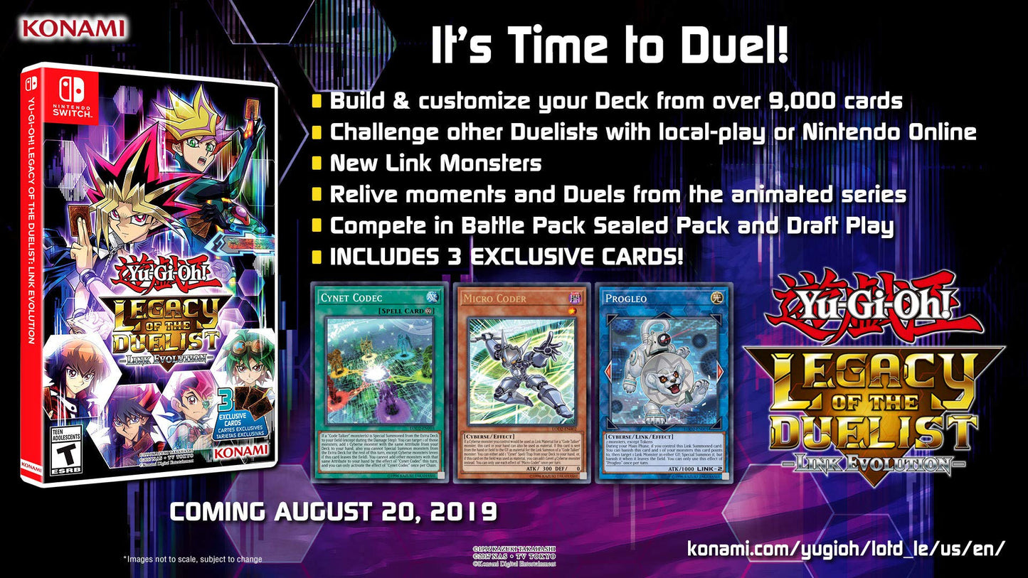 Konami Yu-Gi-Oh! Legacy of The Duelist for Nintendo Switch - Multi Color, Model KONLODNS