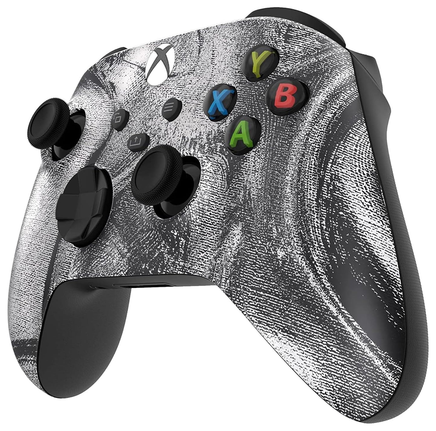 Custom Controllerzz Wireless Controller for Xbox Series X/S & One - Soft Touch - X/S Silver Swirl