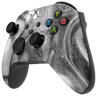 Custom Controllerzz Wireless Controller for Xbox Series X/S & One - Soft Touch - X/S Silver Swirl