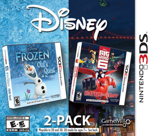 character-themed Frozen & Big Hero 6 2 Pack - Nintendo 3DS