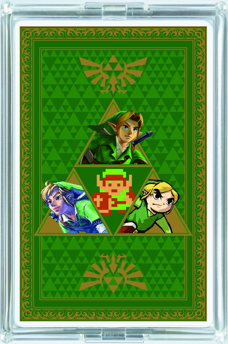 Nintendo The Legend of Zelda Playing Cards - Green/White - 5.8cm x 8.9cm (Japan Import)