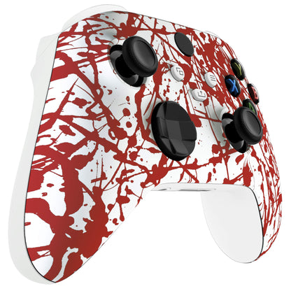 eXtremeRate Xbox Series X & S Controller Replacement Shell - Blood Scary-Theme Housing Cover, Model FX3S205