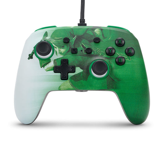 PowerA Enhanced Wired Controller for Nintendo Switch - Heroic Link, Nintendo Switch - OLED Model, Gamepad, Game controller, Wire