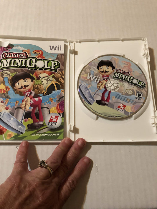 2K Carnival Games: MiniGolf for Nintendo Wii - Fun Golfing Experience, Model 710425344510