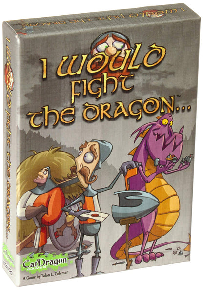 USAOPOLY I Would Fight The Dragon Game - Metal Construction, 3.5 x 3.5 x 1.5 inches, Model 0020CDG