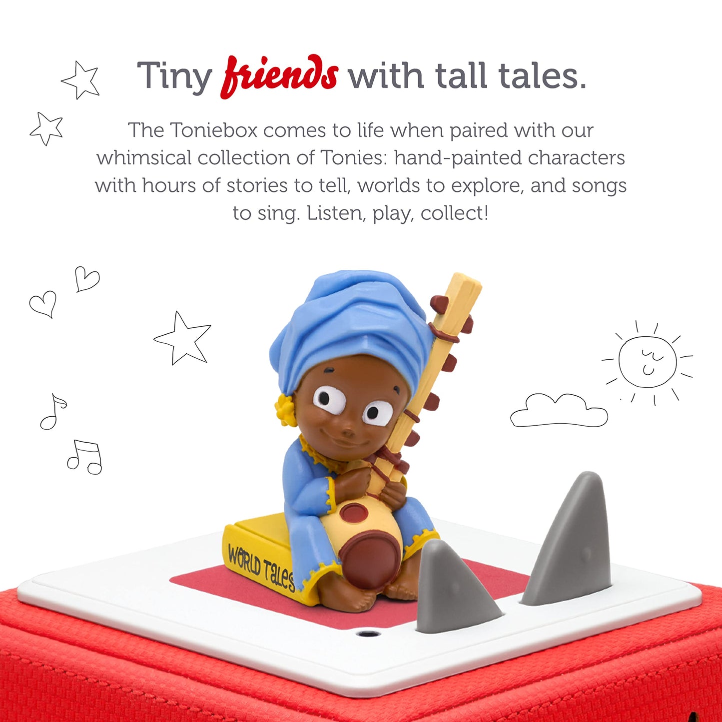 Tonies West African Folk Tales Audio Toy Figurine - Medium, Multicolored, Model 10002001