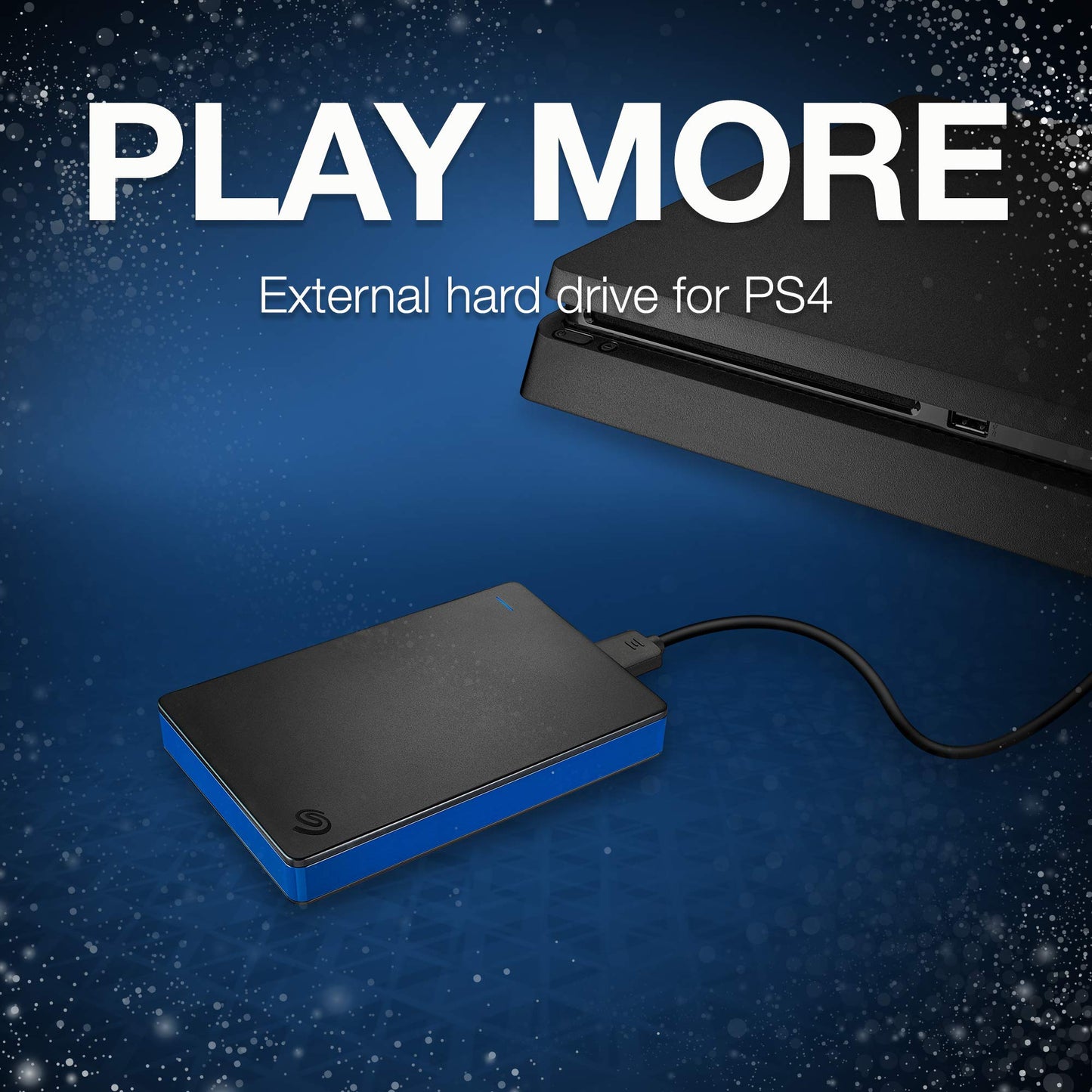 Seagate Game Drive 2TB External Hard Drive – Portable HDD for PS4, Multicolor, Model STGD2000400