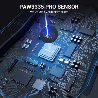 Redragon M915WL-RGB Wireless Gaming Mouse, 16000 DPI, Ergonomic, 9 Macro Buttons, RGB Backlight, Black