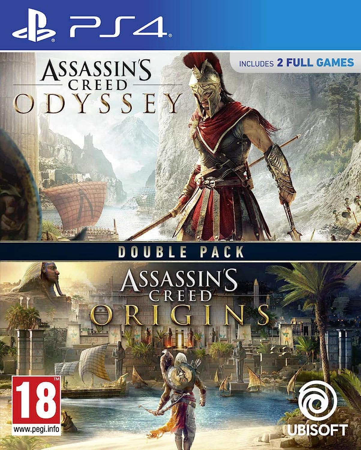 Assassins Creed Origins + Assassins Creed Odyssey - PS4