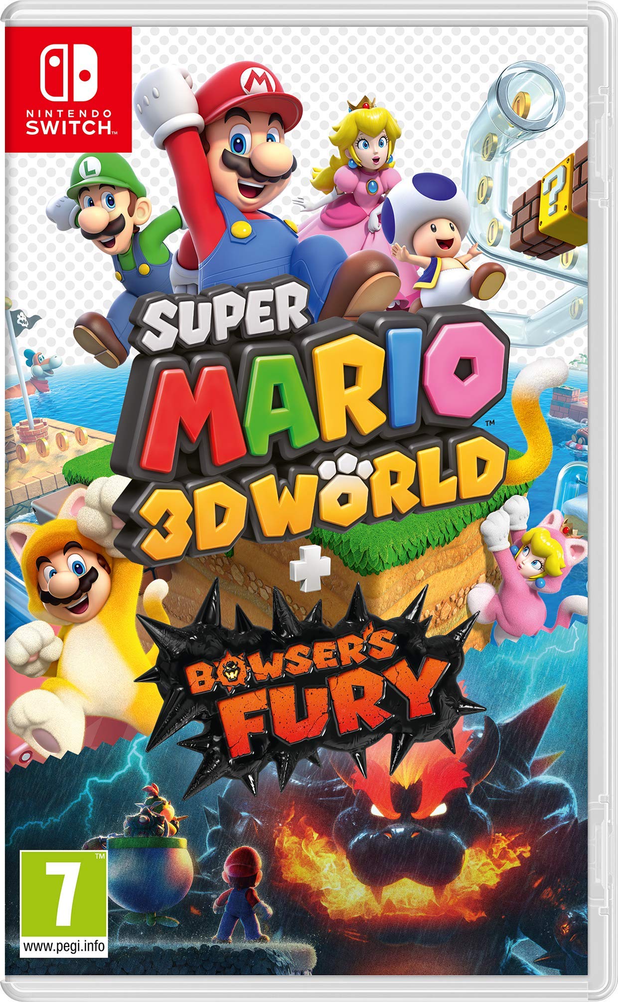 Nintendo Super Mario 3D World + Bowsers Fury for Switch - European Version, Model 10004559