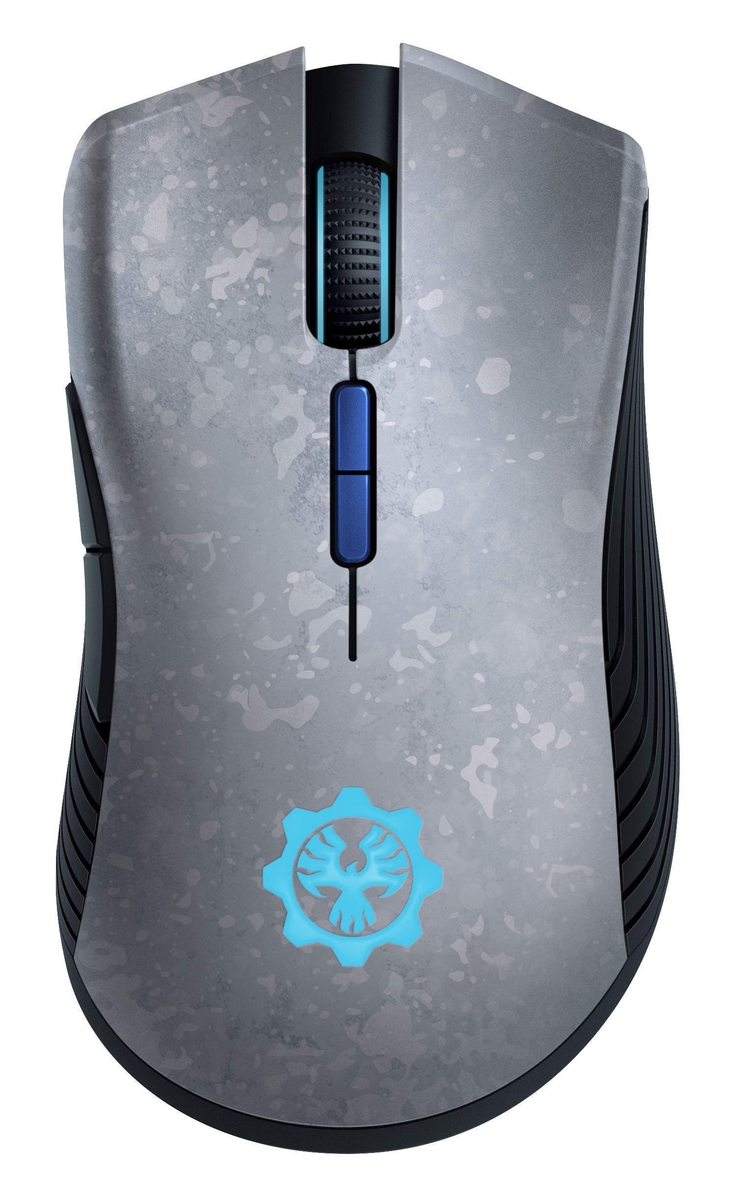 Razer Mamba Wireless Gaming Mouse - 16,000 DPI, Chroma RGB, 7 Buttons, Up to 50 Hr Battery Life, Gears of War 5 Edition, Grey/Black
