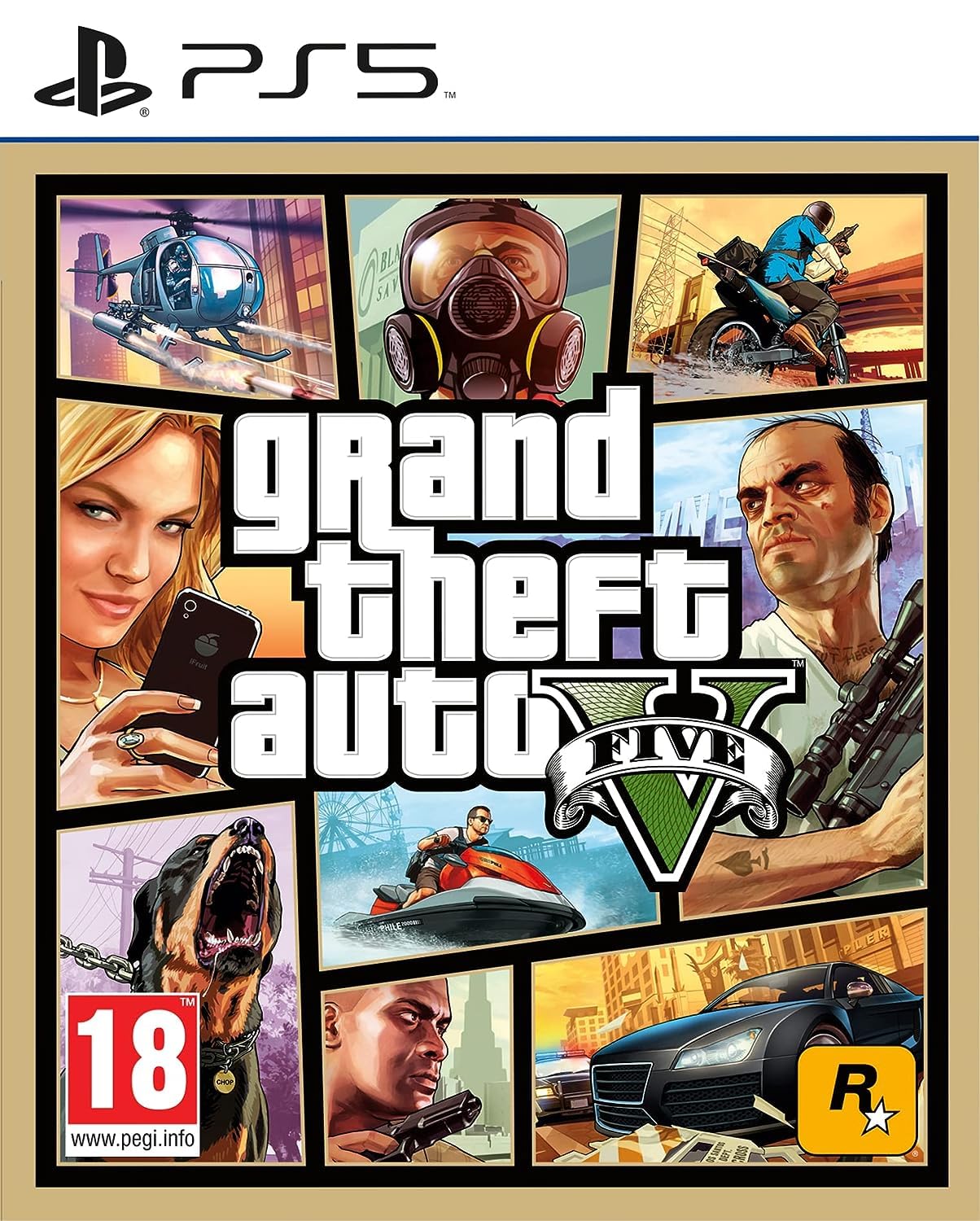 ROCKSTAR GAMES Grand Theft Auto V Standard ALLEMAND  Anglais  English  Italien Playstation 5