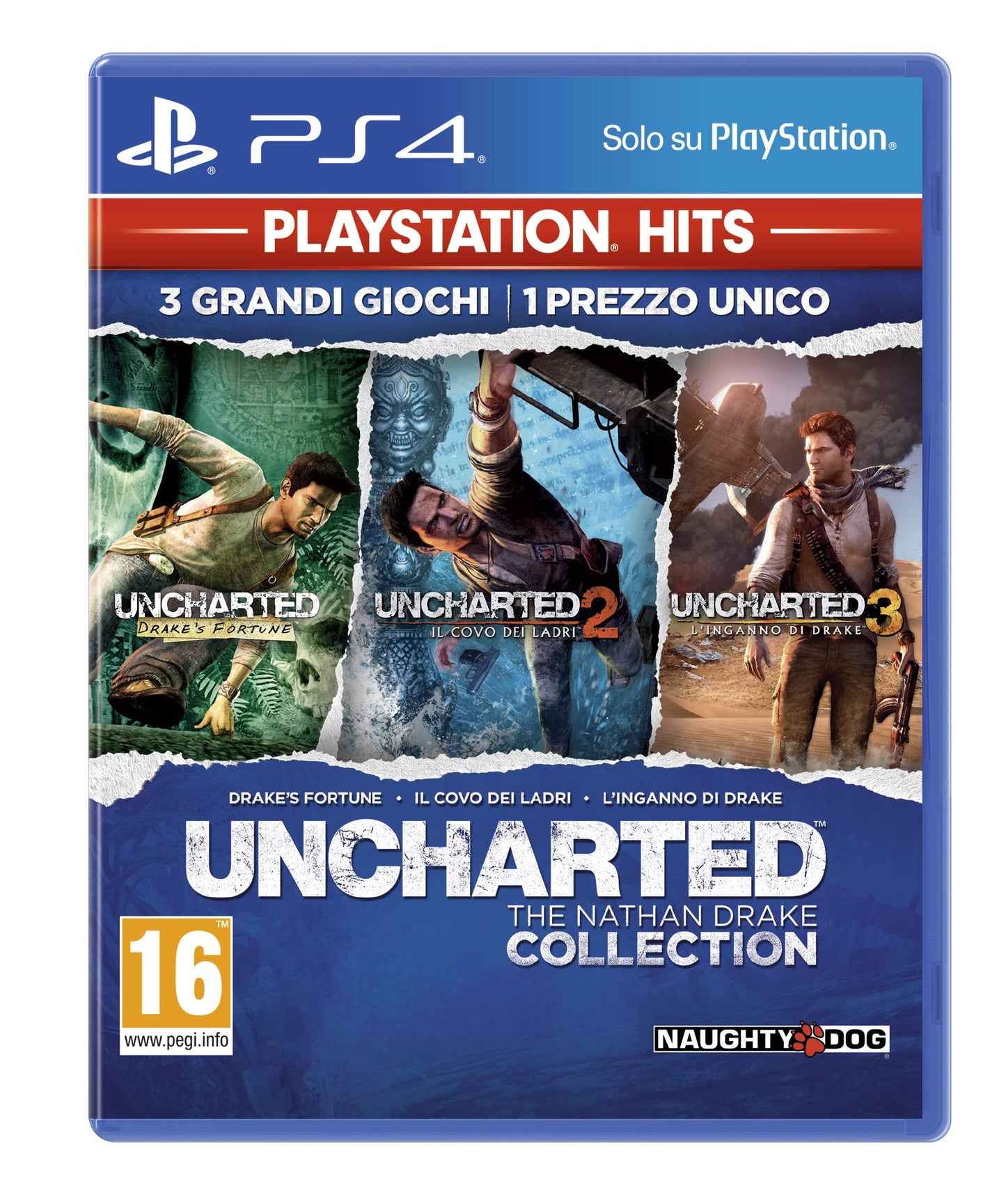 PS4 - Uncharted: The Nathan Drake Collection - Playstation Hits - [PAL ITA - MULTILANGUAGE]