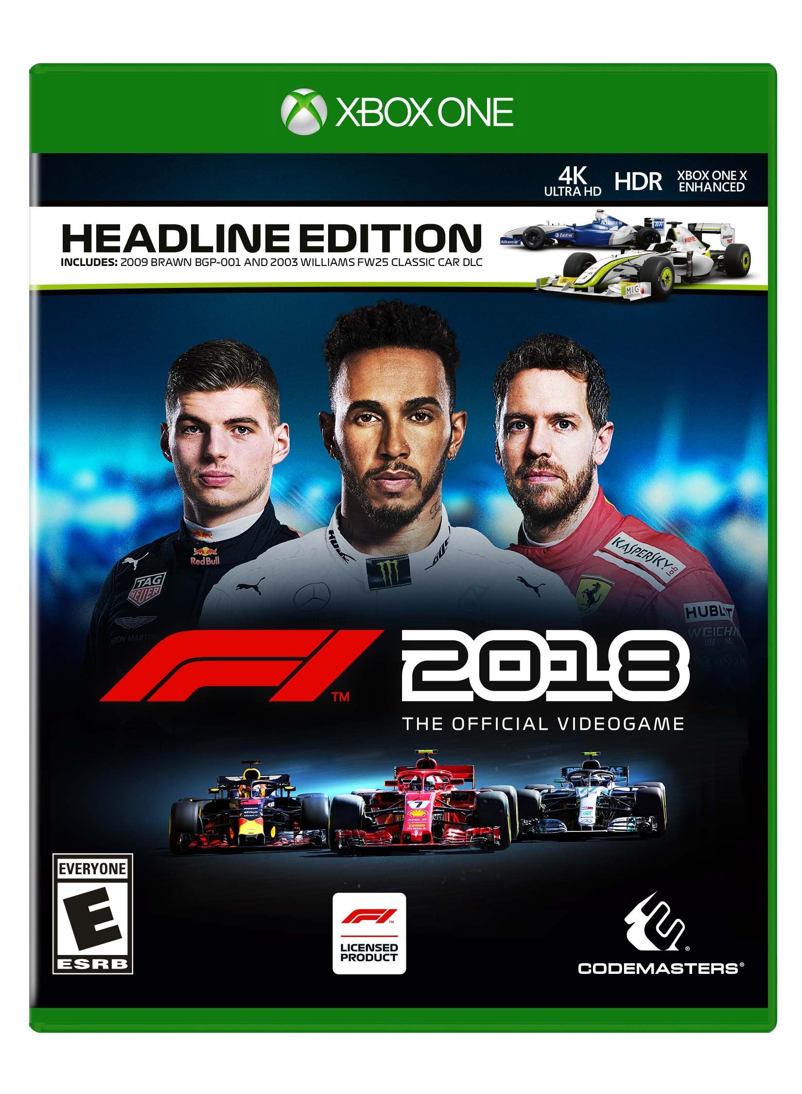 Deep Silver F1 2018 Headline Edition – Xbox One, Model D1522, Racing Game