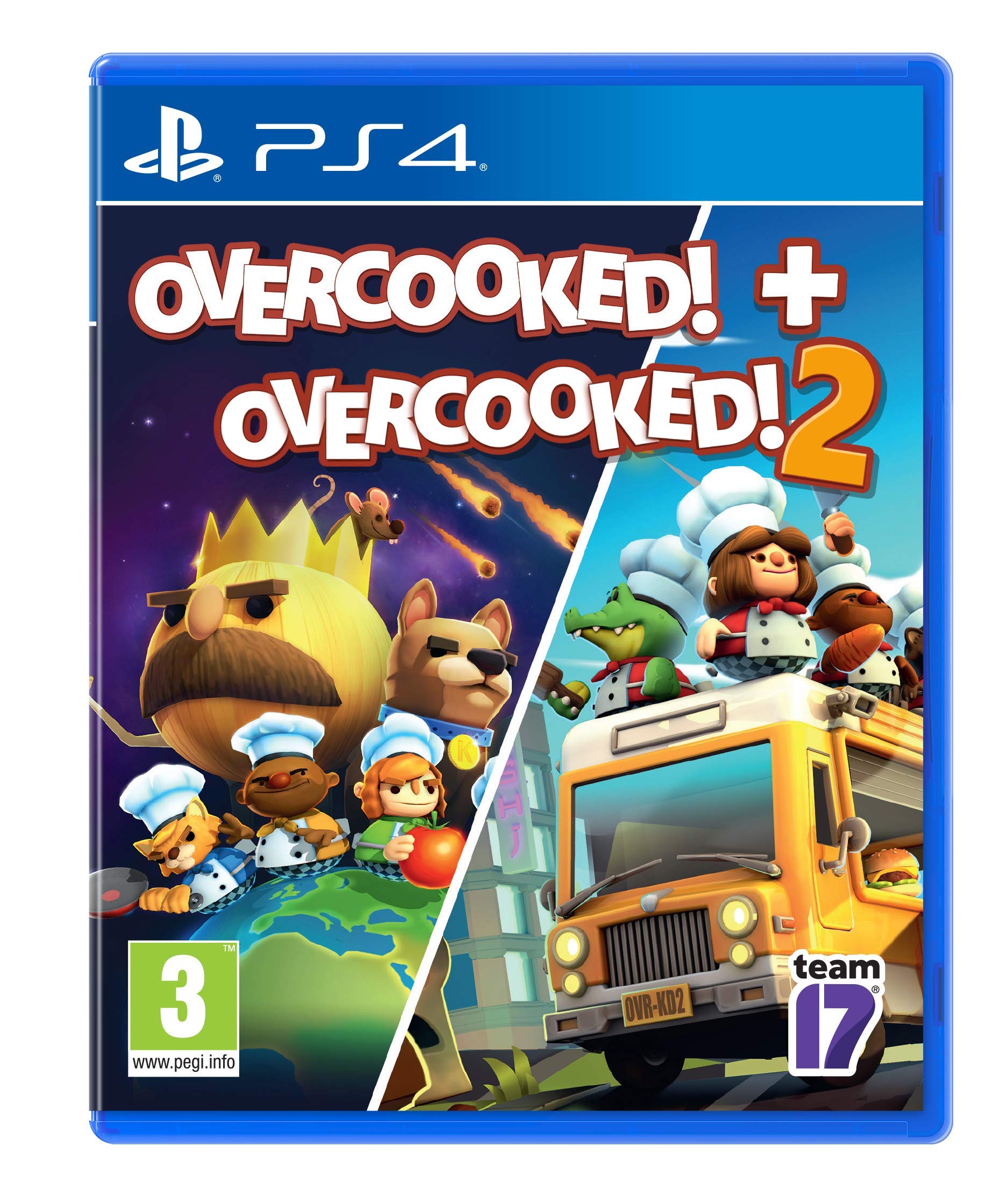 Sold Out Overcooked! + Overcooked! 2 Game Bundle for PS4 - Model SOSM1570