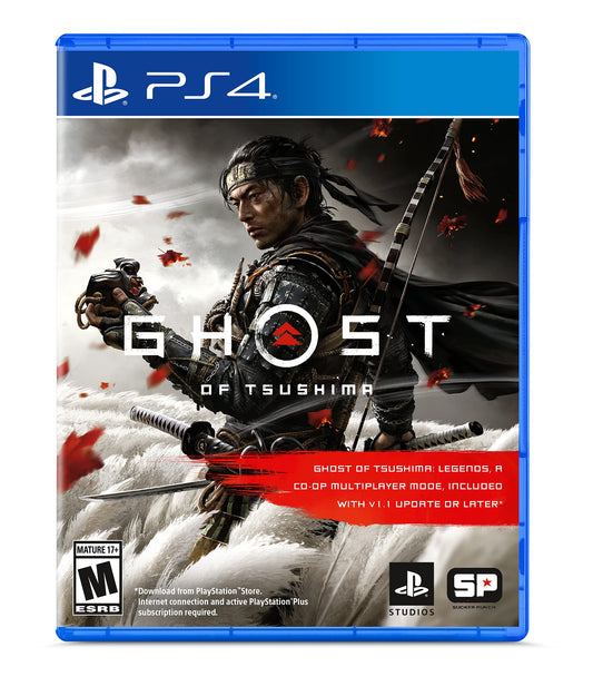 PlayStation Ghost of Tsushima Game - PS4, Multi-Colored, Model 3003170, No Size