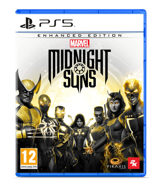 2K Marvels Midnight Suns PS5 Game - Enhanced Edition, Black, Model PPSA-03603