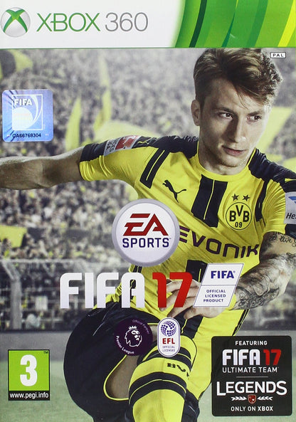 Electronic Arts FIFA 17 - Standard Edition for Xbox 360, Model 15972