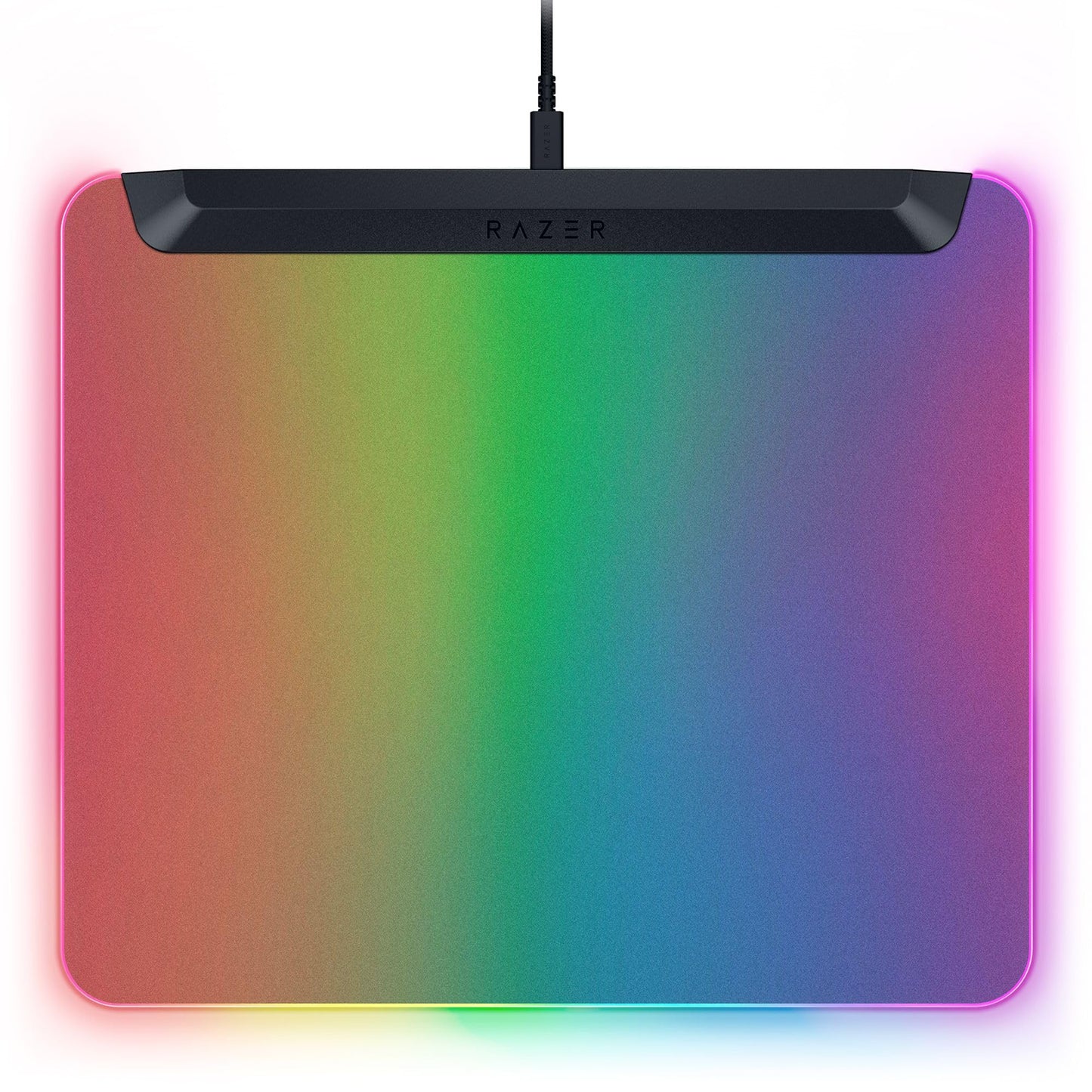 Razer Firefly V2 Pro RGB Gaming Mouse Mat - 15 Zone Chroma Lighting, 11L x 14.2W inches, Black, Model RZ02-04920100-R