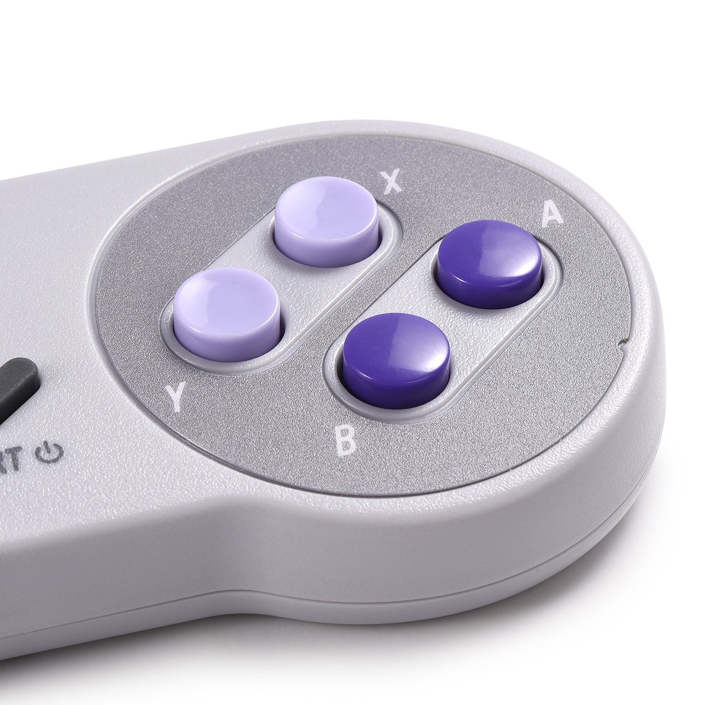 iNNEXT Wireless USB SNES Controller - Retro Gamepad for PC, MAC, Linux, Raspberry Pi - Rechargeable, Grey - Plug & Play, 2.4 GHz