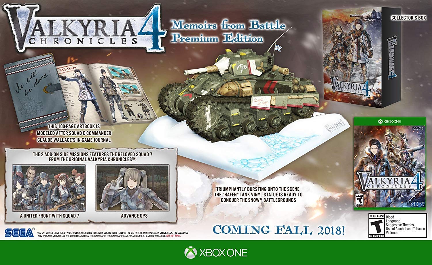 Valkyria Chronicles 4: Memoirs From Battle Edition - Xbox One