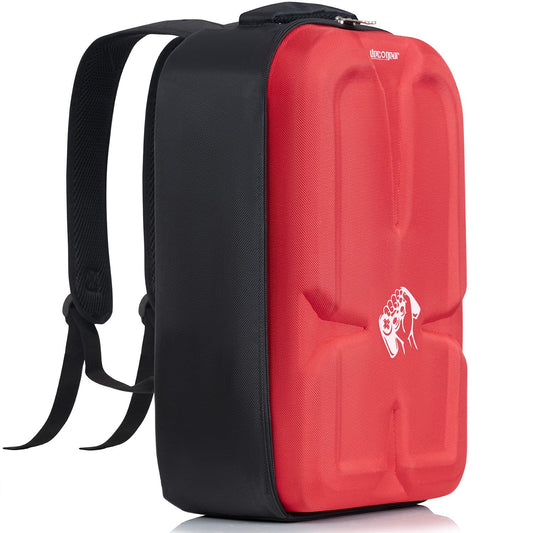 Deco GearTravel and Safe Storage Hardshell Backpack Compatible with Xbox Series X Console, Accessories, Games and More, Impact F