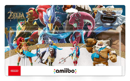 Nintendo Amiibo - The Champions - Legend of Zelda: Breath of the Wild - Multicolor - Model 219587 - Compatible with Wii U/3DS/Switch
