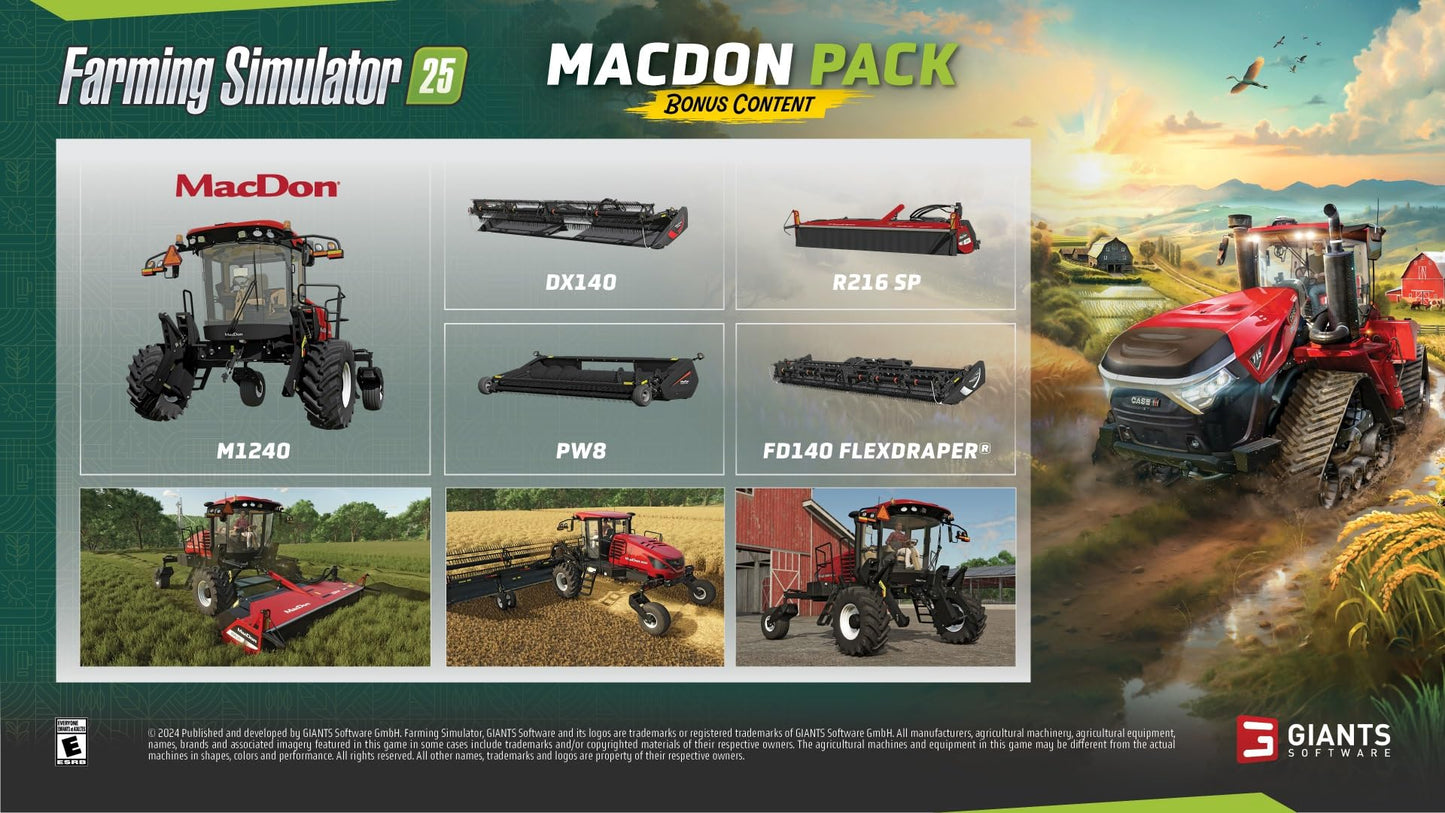 Solutions 2 Go Farming Simulator 25 for PlayStation 5 - Model 0840192450210
