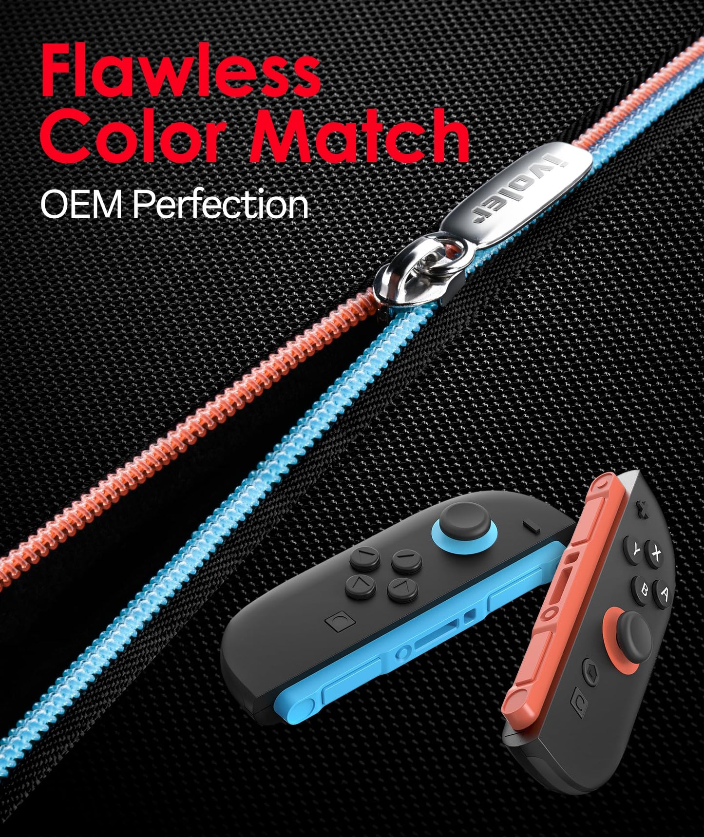 ivoler Nintendo Switch 2 All-in-One Carrying Case - Portable Hard Messenger Bag, Soft Lining, Holds 20 Games, Black