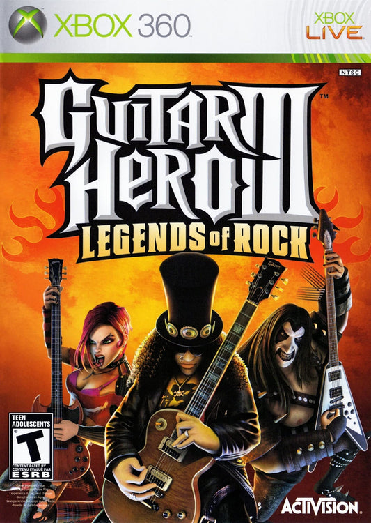 Guitar Hero 3 Legends of Rock for Xbox 360  Game Only (Renewed)