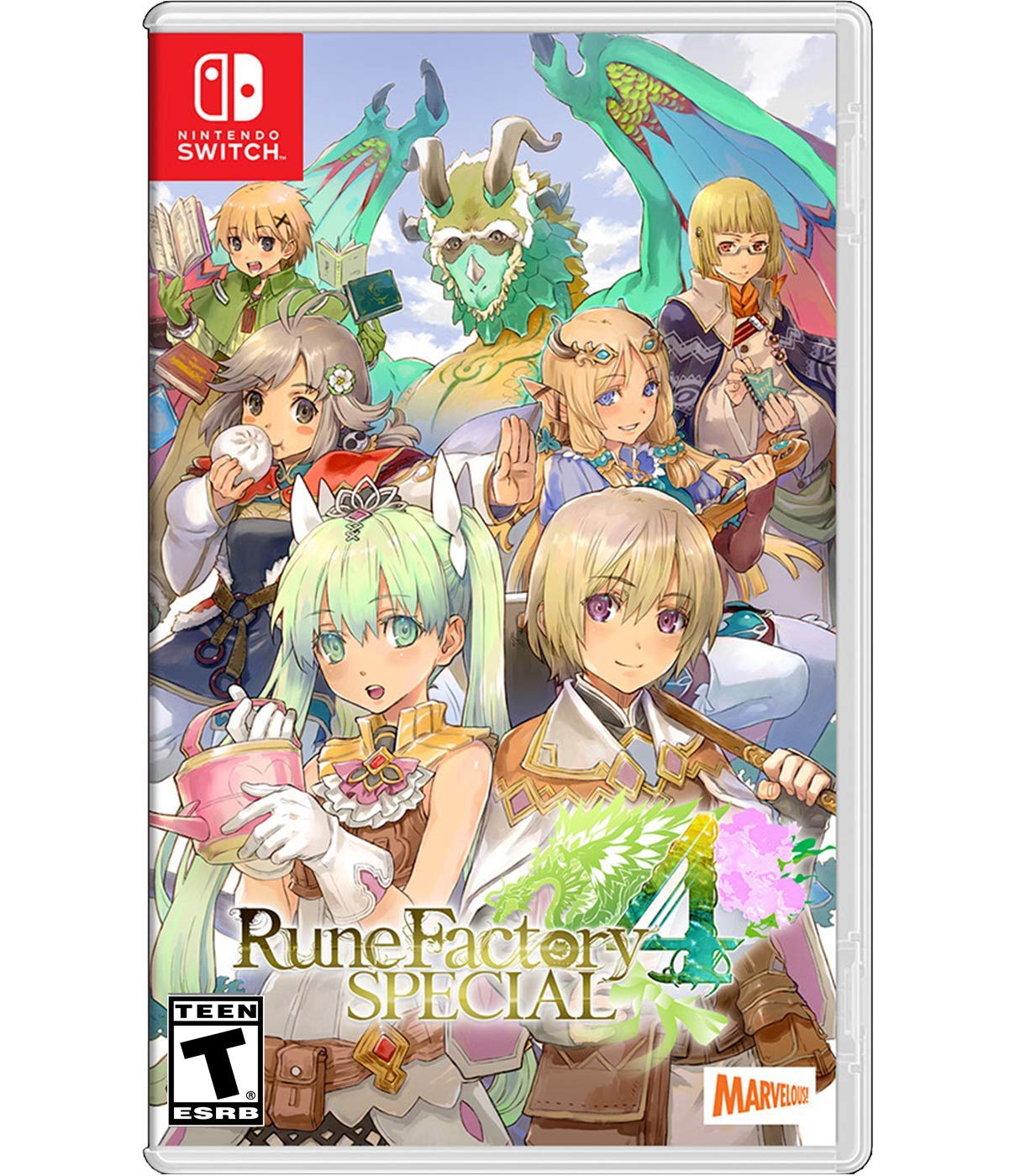 XSEED Games Rune Factory 4 for Nintendo Switch - Model 82038 - RPG Adventure Game