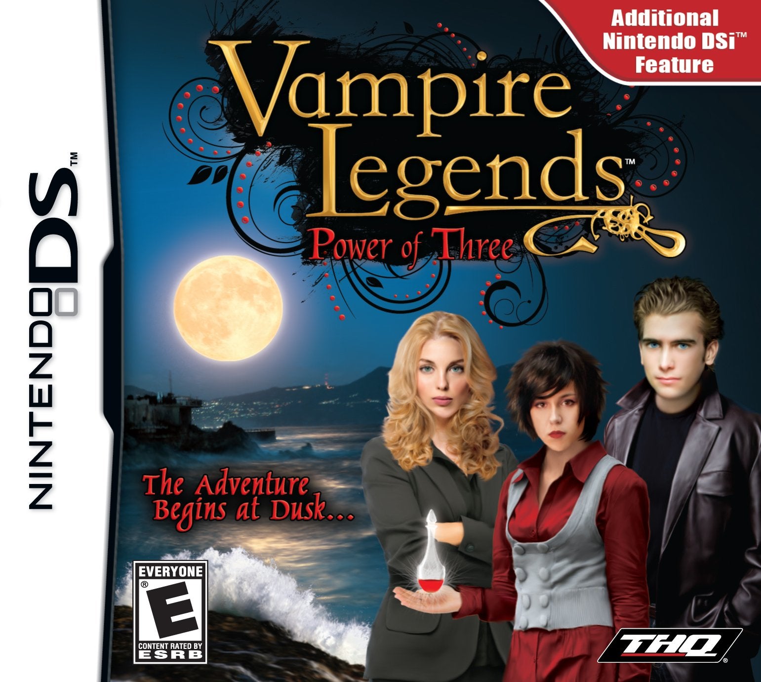 THQ Vampire Legends: Power of Three - Nintendo DS Game, Model 36398