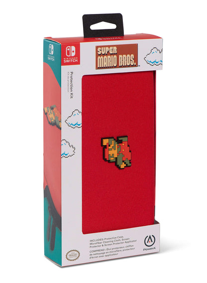 PowerA Protection Kit for Nintendo Switch - 8Bit Mario - Red - Model 1505333-01