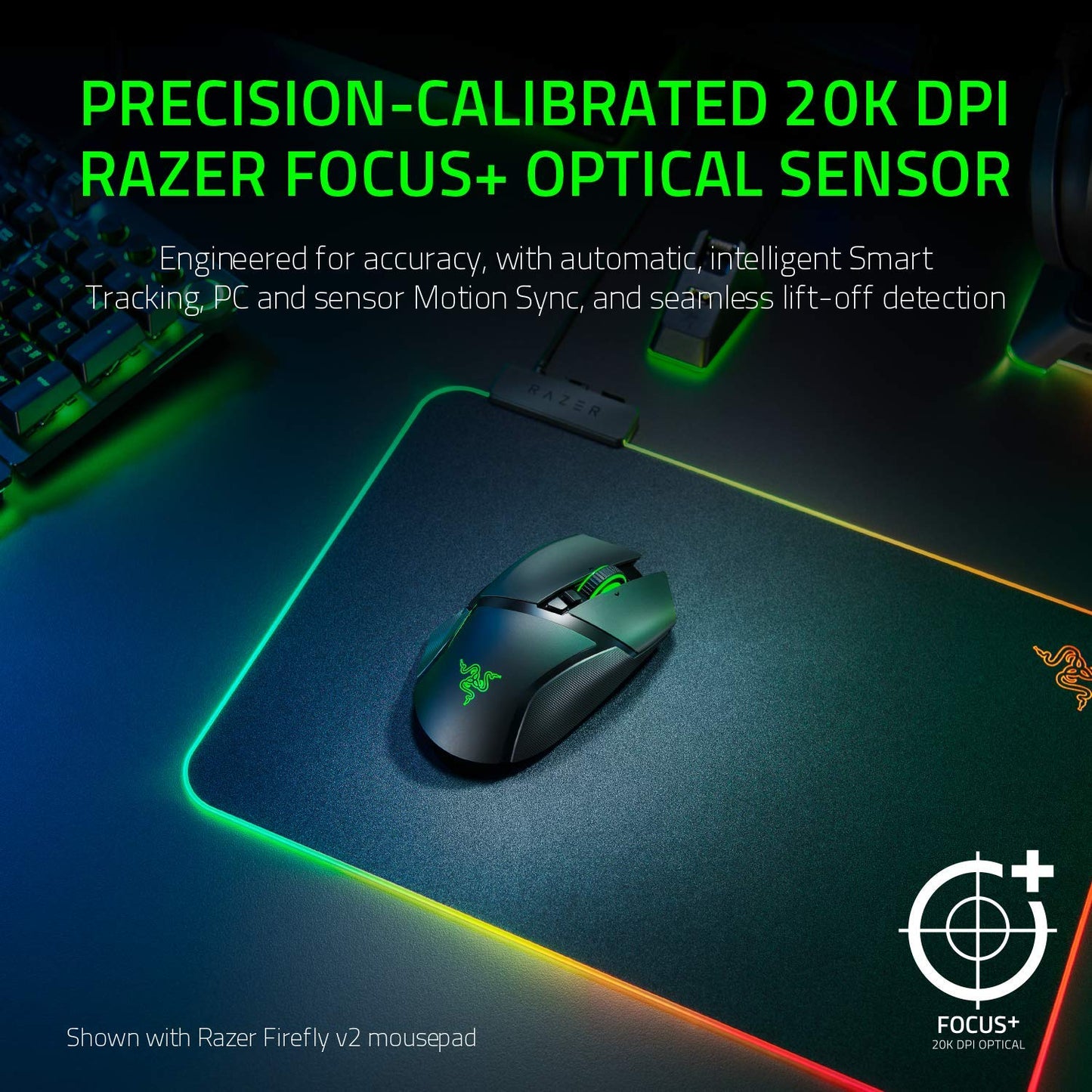 Razer Basilisk Ultimate Wireless Gaming Mouse - Classic Black - Includes Mouse + Dock - Model RZ01-03170100-R3U1